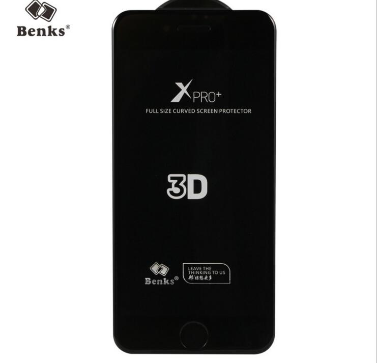 Benks Защитное стекло на iPhone 7/8 XPro 3D Черное